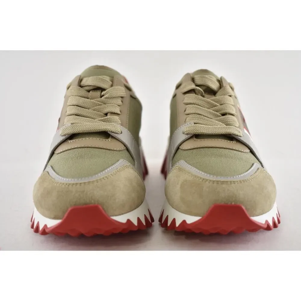 Christian Louboutin Nastroshark Donna Flat Saharienne Platform LowTop Sneaker 41
